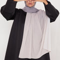 Hijab Dégradé Brume Argentée - Entre Minimalisme Raffiné et Modernité - Mimi Kiseki