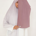 Hijab Dégradé Mauve Doux - Féminité Affirmée, Élégance Inégalée - Mimi Kiseki