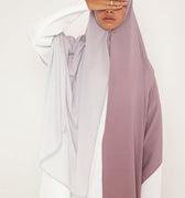 Hijab Dégradé Mauve Doux - Féminité Affirmée, Élégance Inégalée - Mimi Kiseki