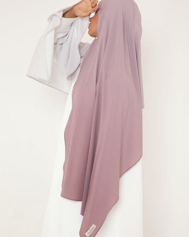 Hijab Dégradé Mauve Doux - Féminité Affirmée, Élégance Inégalée - Mimi Kiseki