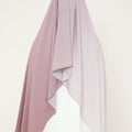 Hijab Dégradé Mauve Doux - Féminité Affirmée, Élégance Inégalée - Mimi Kiseki