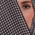 Hijab Infinity Pied - De - Poule - Élégance Classique & Moderne - Mimi Kiseki