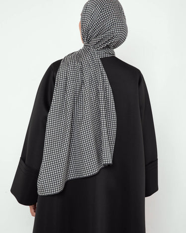 Hijab Infinity Pied - De - Poule - Élégance Classique & Moderne - Mimi Kiseki